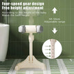 Adjustable Baby Standing Bath Support with Wash Basin Rack – Infant Toddler Shower Seat for Easy Butt Washing & Bathing Aid