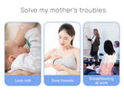Portable Breast Pump Hands Free Wireless Wearable Electric Breast Pump BPA Free 4 Modes 12 Levels Silicone with LED Display