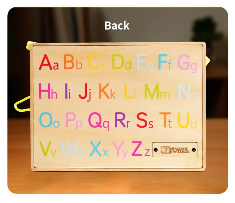 Montessori Busy Board Children Toys Led Light Switch Simulate Car Steering Wheel Travel Activities Sensory Game Educational Toys