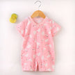 New Baby Onesies Climbing Clothes Pure Cotton Summer Newborn Boys Girls Rompers Short-Sleeved Thin Harness Infant Clothes
