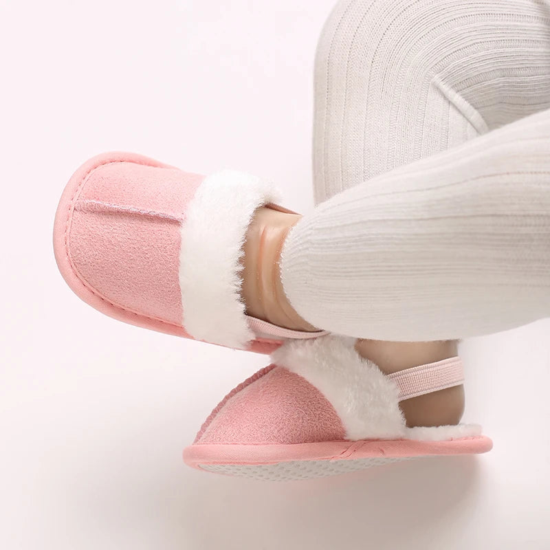 Cozy Plush Baby Slippers (0-18M)