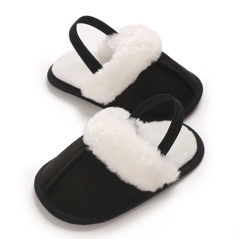 Cozy Plush Baby Slippers (0-18M)