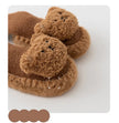 Baby Socks For Girls Boys Shoes Velvet Winter Thicken Warm Cartoon Bear Newborn Floor Sock Non Slip Soft Toddler First Walker