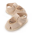 Cute Bear Soft Sole Comfortable Sandals for Infants and Toddlers Baotou Anti Kick First Step Shoes 0-18 Months