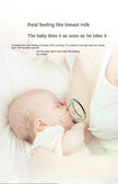 Baby Silicone Feeding Bottles Infant Drop-proof Milk Bottle with Straw Child Anti-hot Handle Drinking Bottle Baby Milk Feeding