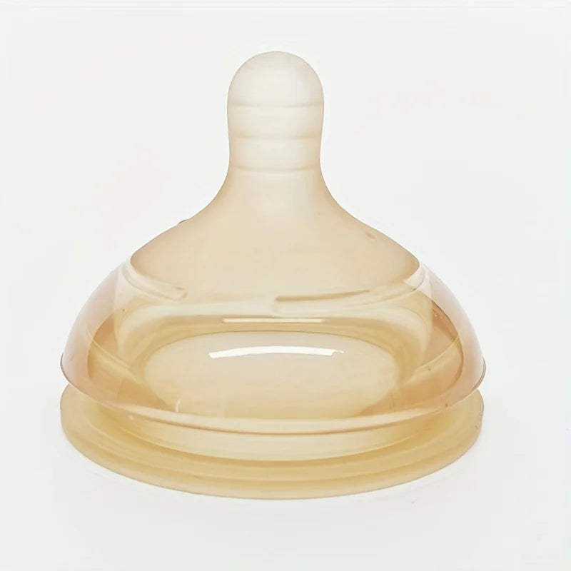 4oz,8oz High Borosilicate Glass Baby Bottles, Wide-Neck Feeding Bottle with Bottom Air Balance Hole/Valve, Glass Milk Bottle