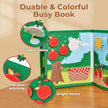 كتاب مونتيسوري الهادئ - لعبة أنشطة حيوانات المزرعة مع سرد القصص للأطفال الصغار، تنمية المهارات الحركية الدقيقة في المراحل المبكرة
