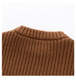 0-6T Newborn Baby Sweater Kid Boy Girl Winter Clothes Warm Thick Knit Pullover Top Infant Long Sleeve Basic Knitwear Outfit