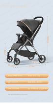 Baby Carriage,Bi-directional ultra lightweight foldable high landscape four wheel shock absorber baby stroller,baby cart