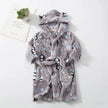 Warm Soft Children Flannel Pajamas Boy Astronaut Robe Winter Christmas Kids Bathrobe Baby Girl Homewear Child Sleepwear 2-12Year