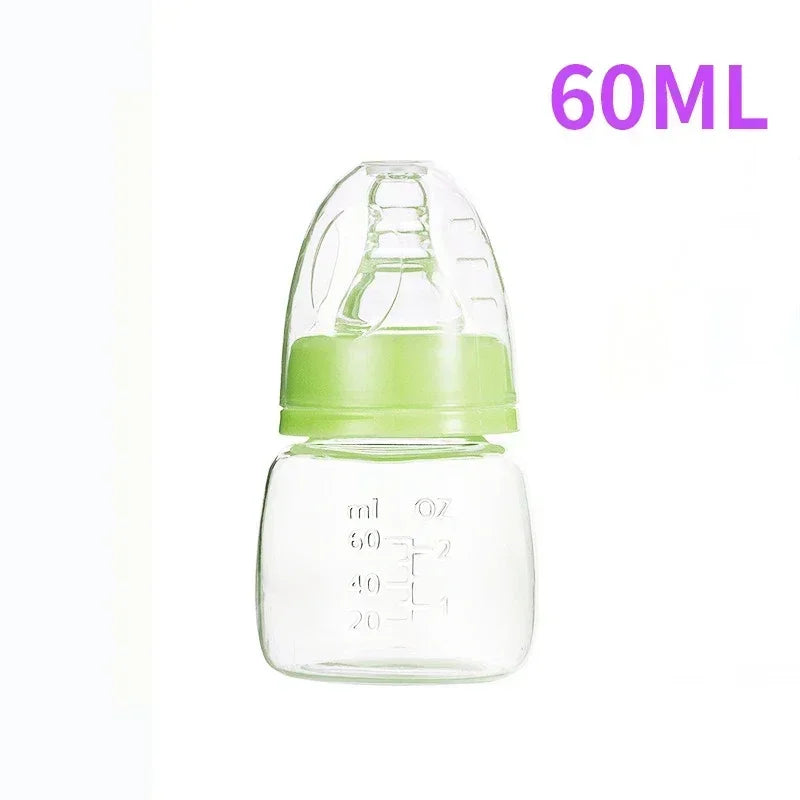 60ML Baby Bottle Portable Safe PP Plastic Mini Baby Bottle Kids Nursing Care BPA Free Infant Milk Fruit Juice Feeding Bottle