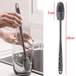 Long Handle Cup Brush,Kitchen Glass Bottle Cleaning Brush,Milk Bottle Tea Cup Scrubber,No-Electricity Required Cleaning Tool