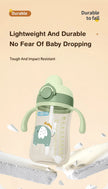 MAMIJOY 300ml Baby Water bottles Baby Feeding Cup With Straw Children Learn Feeding Drinking Bottle Kids Training Cups BPA Free