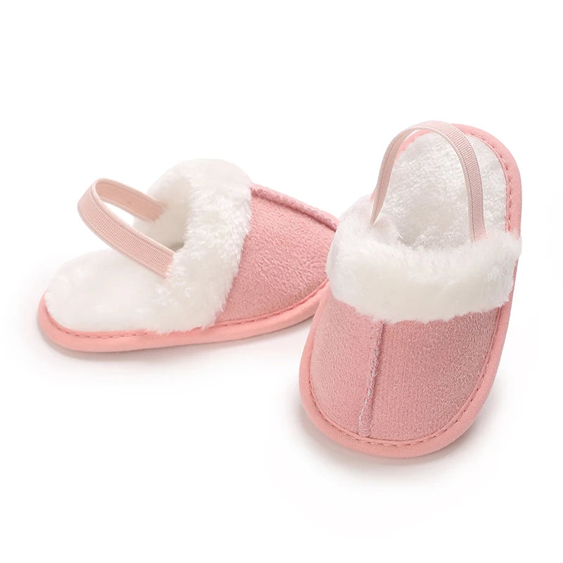 Cozy Plush Baby Slippers (0-18M)