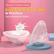 MAMIJOY MSB03 2pcs Wearable Milk Saver for Breastfeeding Manual Breastmilk Collector Silicone Breast Shell  Milk Collection Cup