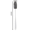 Silicone Cup Brush Milk Bottle Cleaning Brush Long Handle Water Bottles Cleaner Glass Cup Cleaning Brush Kitchen Cleaning Tools