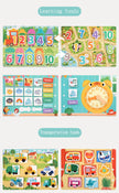 Montessori Baby Busy book My First Quiet Book Paste Early Learning Education Toy Children Toy Matching Game for Babies