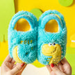 Baby cotton slippers 1-3 years old 2 men autumn/winter indoor anti slip children plush children's cotton shoes bag heel home sho