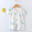 New Baby Onesies Climbing Clothes Pure Cotton Summer Newborn Boys Girls Rompers Short-Sleeved Thin Harness Infant Clothes