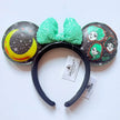 Disney Princess Headband Mickey Ear Rapunzel Snow White Sequin Bow Hair Hoop Gift Girl Accessories Halloween Gift Christmas Jack