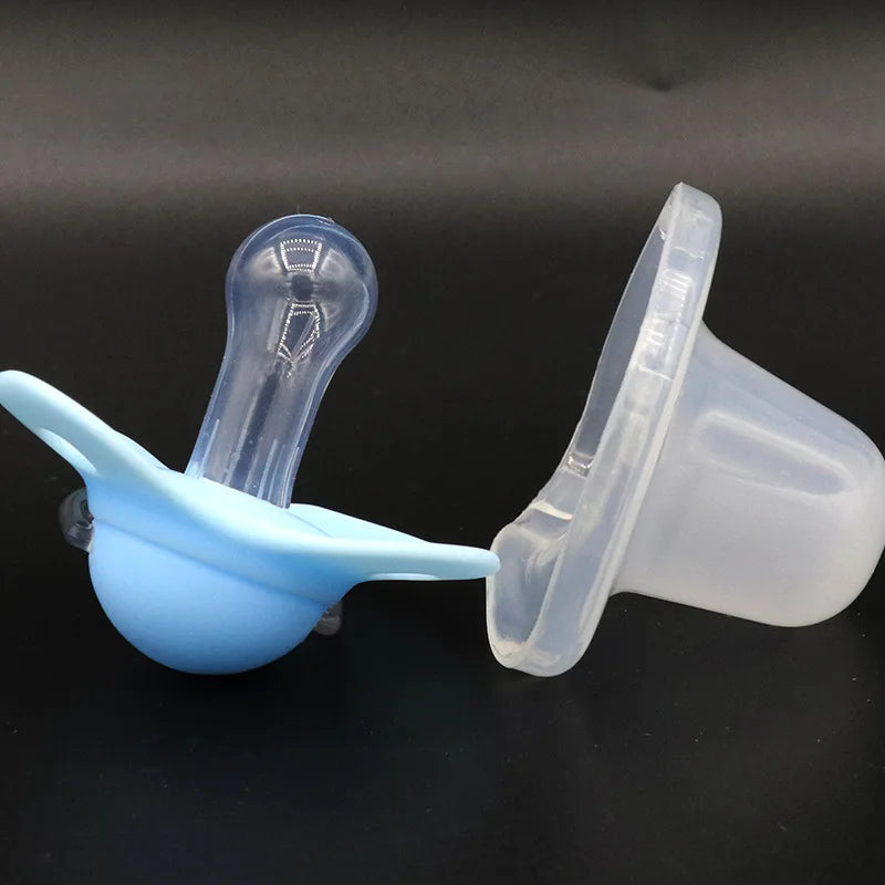 2pcs/pack Baby Pacifier Soother with Cover for Daily and Night Use