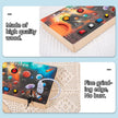 Montessori Busy Board Children Toys Led Light Switch Simulate Car Steering Wheel Travel Activities Sensory Game Educational Toys
