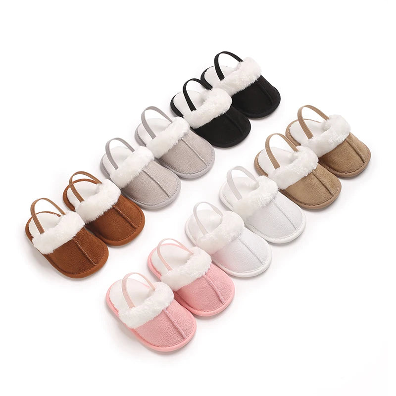 Cozy Plush Baby Slippers (0-18M)