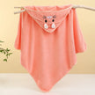 Toddler Baby Hooded Towels Super Soft Newborn Kids Bathrobe Warm Sleeping Swaddle Wrap for Boys Girls Coral Velvet Wrap Blanket
