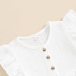 ma&baby 6M-4Y Toddler Infant Kid Baby Girl Clothes Sets Ruffle Button Tops Shorts Summer Casual Clothing Outfits