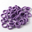 50pcs 3cm Candy Color Nylon Elastic Hair Bands Rubber Bands Scrunchies Hair Ropes Ponytail Holder Hair Accessories Set Black Red