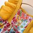 2 Pcs Baby Girl Summer New Dress Sweet Fragmented Flower Flying Sleeves Princess Dress Comes with Hat Suitable for Aged 80-110