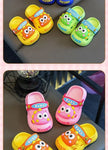2025   Children's Slippers Cute Cartoon Girls Boys with Soft Soles Baby Bags Perforated Shoes Home and Baby Sandals***