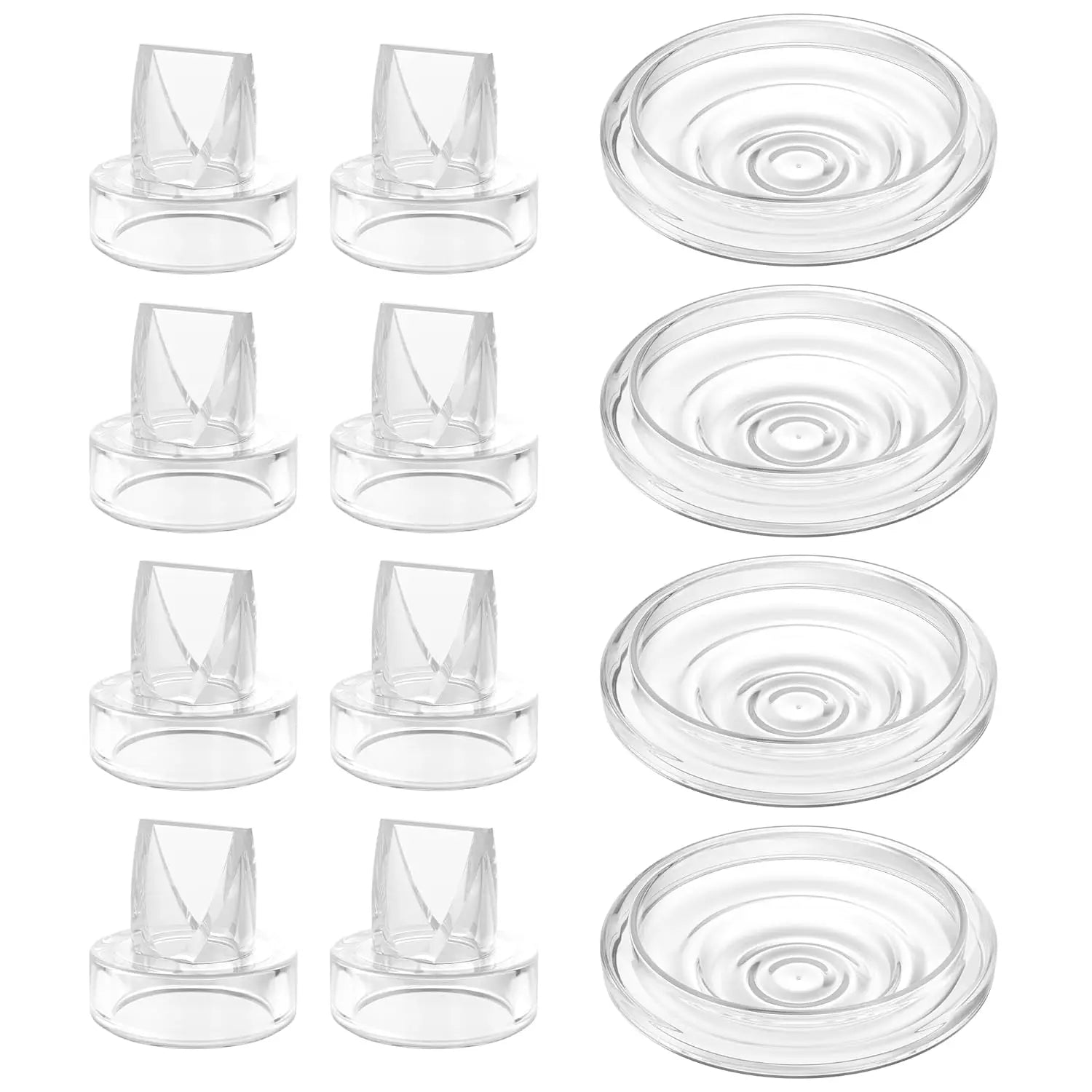 Silicone Duckbill Valve and Silicone Diaphragm, Compatible with S12Pro/S9Pro/S12/S9 Wearable Breastpump Parts Replace