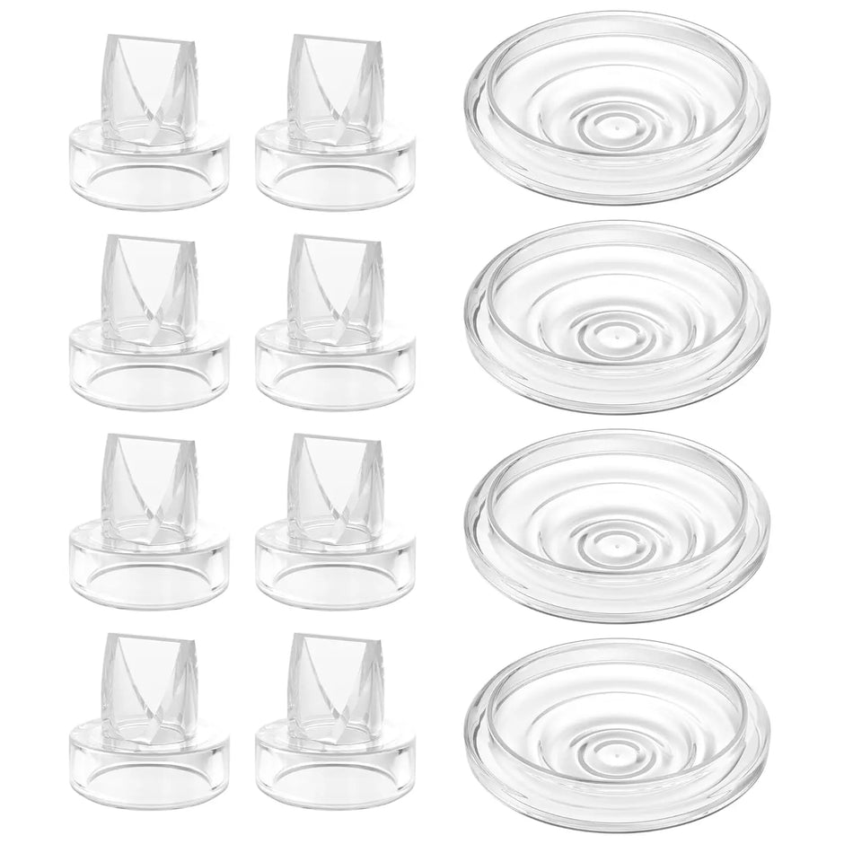 Silicone Duckbill Valve and Silicone Diaphragm, Compatible with S12Pro/S9Pro/S12/S9 Wearable Breastpump Parts Replace
