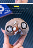 Children's Flashing Light Hole Shoes, Anti Slip Soft Soled Toe Cap Slippers, Cartoon Car Illuminated Slippers for Boys and Girls