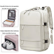 Large capacity women's dry wet separation backpack, commuting computer bag, multifunctional waterproof backpack