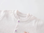 Baby Clothes Bodysuit&One Pieces Boys Girls Newborn Rompers Solid Color 100 Cotton 0-24M Long Sleeve Loungewear Outfit