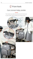 Mommy Diaper Bags Baby Bed Mother Large Capacity Nappy Milk Bottle Backpacks with Changing Mat Convenient Baby Nursing Bags