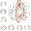 Breathable Stretch Nursing Pillow Cover Detachable Infant Support Cushion Versatile Baby Sitting Aid for Home/Travel 0-12 Months