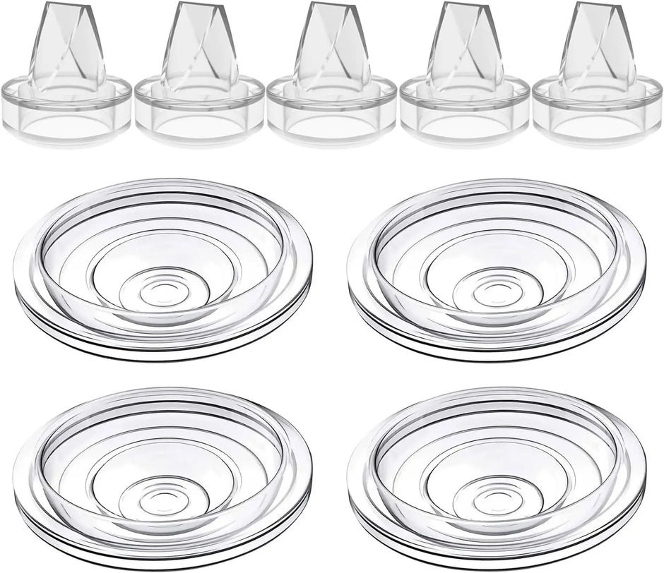 Silicone Duckbill Valve and Silicone Diaphragm, Compatible with S12Pro/S9Pro/S12/S9 Wearable Breastpump Parts Replace