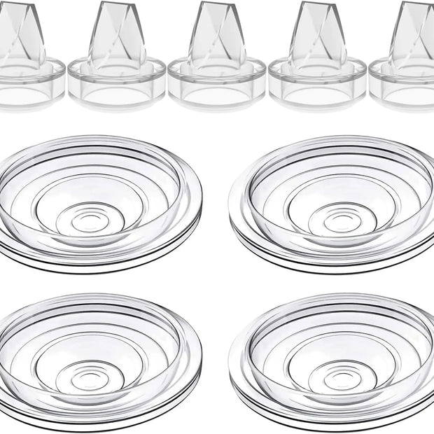 Silicone Duckbill Valve and Silicone Diaphragm, Compatible with S12Pro/S9Pro/S12/S9 Wearable Breastpump Parts Replace