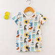 New Baby Onesies Climbing Clothes Pure Cotton Summer Newborn Boys Girls Rompers Short-Sleeved Thin Harness Infant Clothes