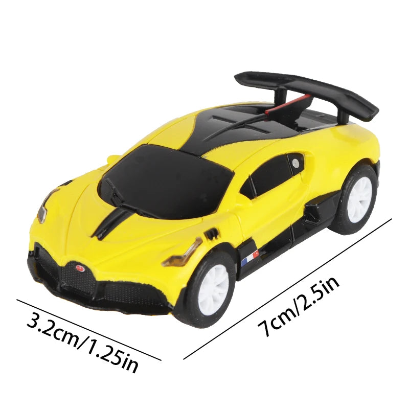 سيارة سباق تناظرية من طراز Carrera Go Scalextric بمقياس 1/64 (1:64) - سيارة سباق كهربائية عالية السرعة - لعبة سيارات سباق الشرطة