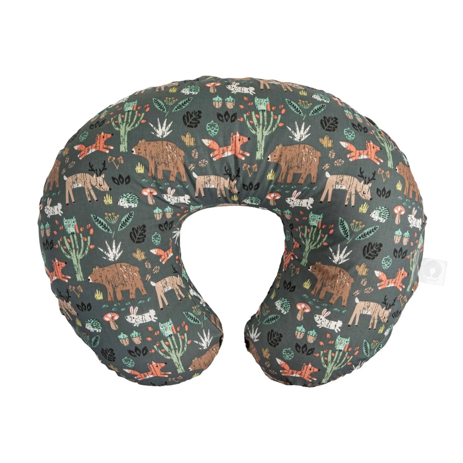 Breathable Stretch Nursing Pillow Cover Detachable Infant Support Cushion Versatile Baby Sitting Aid for Home/Travel 0-12 Months