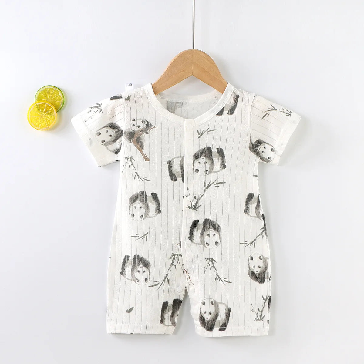 New Baby Onesies Climbing Clothes Pure Cotton Summer Newborn Boys Girls Rompers Short-Sleeved Thin Harness Infant Clothes