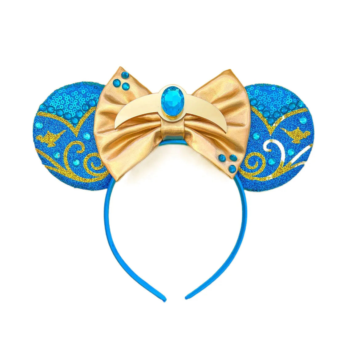2025 New Style Mickey Minnie Ear Headband Sequin Bows Girl Adult Kids Halloween Party Cosplay Hair Accessories Princess Hairband
