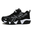 Kids Fashion Sneakers Boys Tennis Shoes Comfortable Leather Running Shoes Lightweight Outdoor Children's Sports Walking Shoes