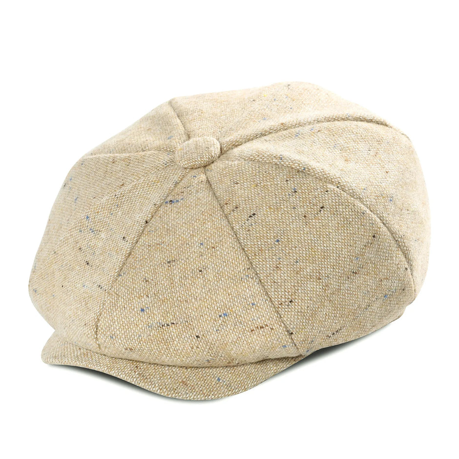 JANGOUL Small Size Baker Boy Cap Wool Blend Newsboy Caps Boy Girl Men Women Herringbone Flat Hat Driver Gatsby Hats Cabbies 001