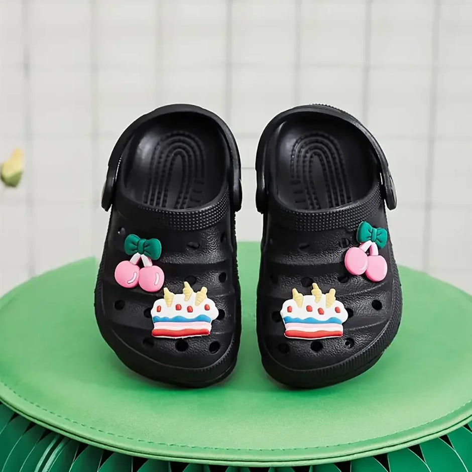 Summer Children's DIY Design Cartoon Casual Sandals - Breathable Non-Slip Slippers for Boys & Girls - Home & Beach Wear