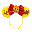 2025 New Style Mickey Minnie Ear Headband Sequin Bows Girl Adult Kids Halloween Party Cosplay Hair Accessories Princess Hairband